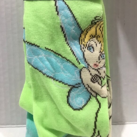 Disney, Disney Tinkerbell, Tinkerbell, Crew Socks, Size 9 - 13 - Picture 1 of 4